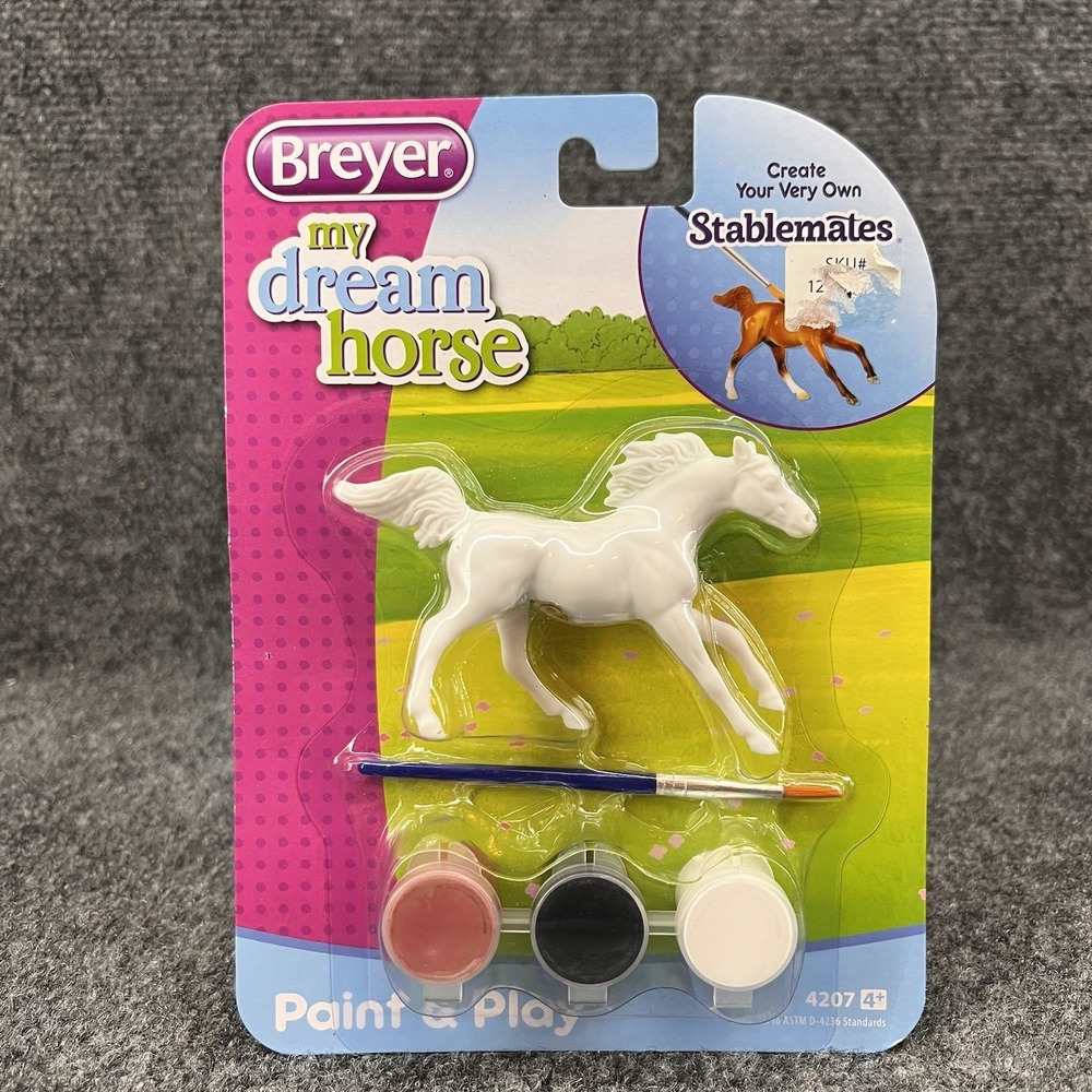 Breyer My Dream Horse Paint & Play Unpainted Horse #4207 Stablemates 2018